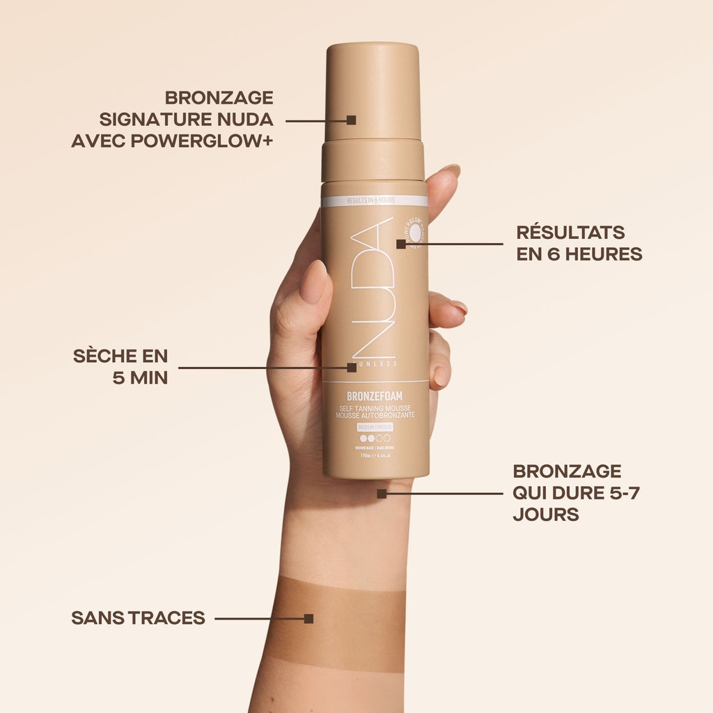 BronzeFoam Mousse autobronzante Médium