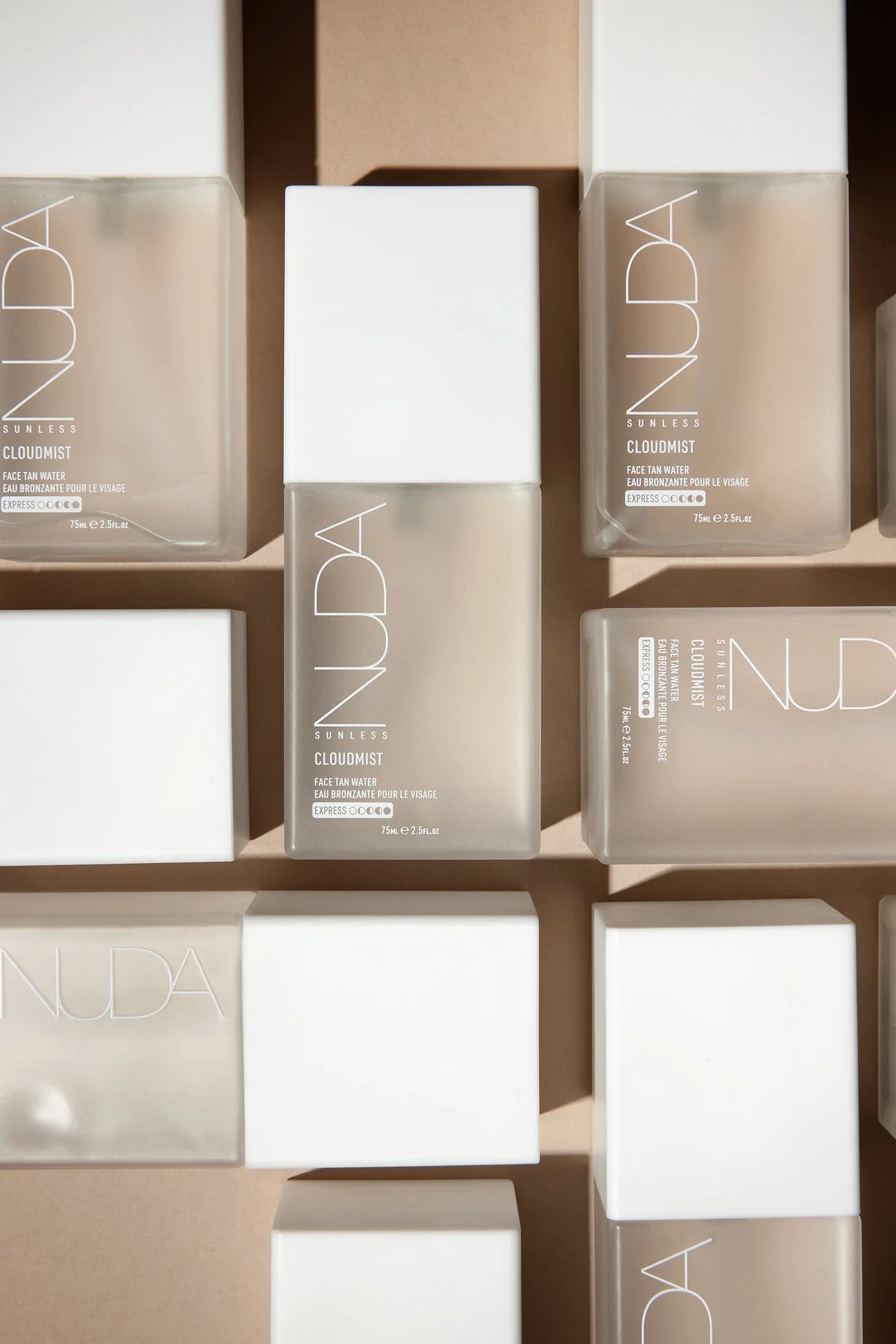 Ingrédients naturels autobronzant CloudMist Nuda - Produits Gatineau